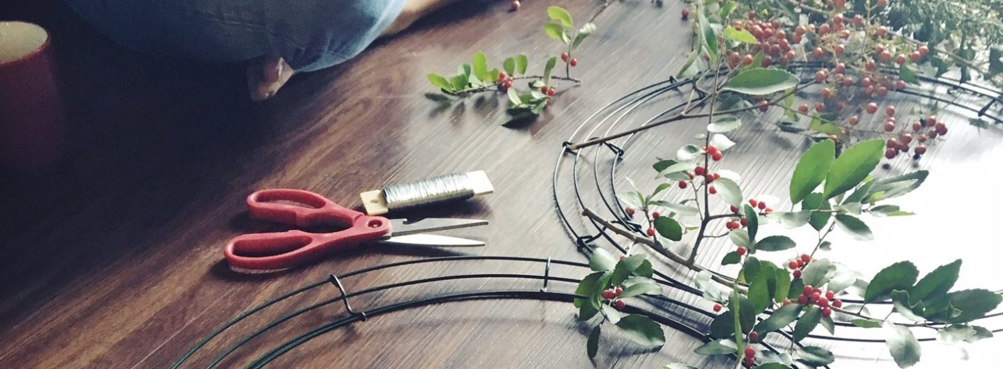 Simple rustic fall wreaths