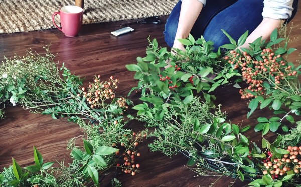 Simple rustic fall wreaths